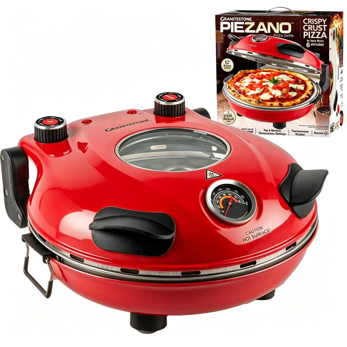 Piezano Countertop Stone-Baked Pizza Oven🍕