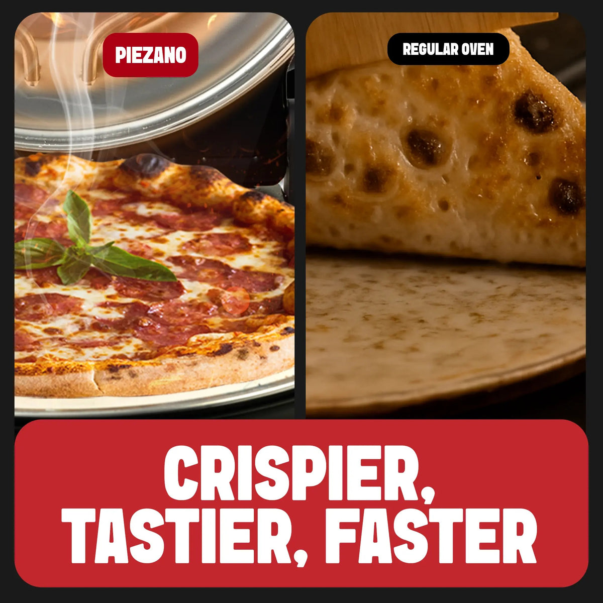 Piezano Countertop Stone-Baked Pizza Oven🍕