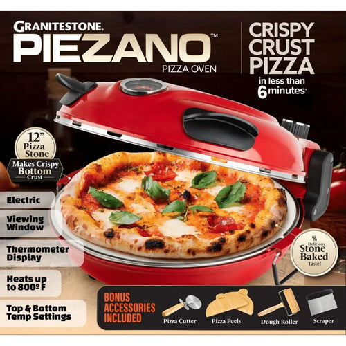 Piezano Countertop Stone-Baked Pizza Oven🍕